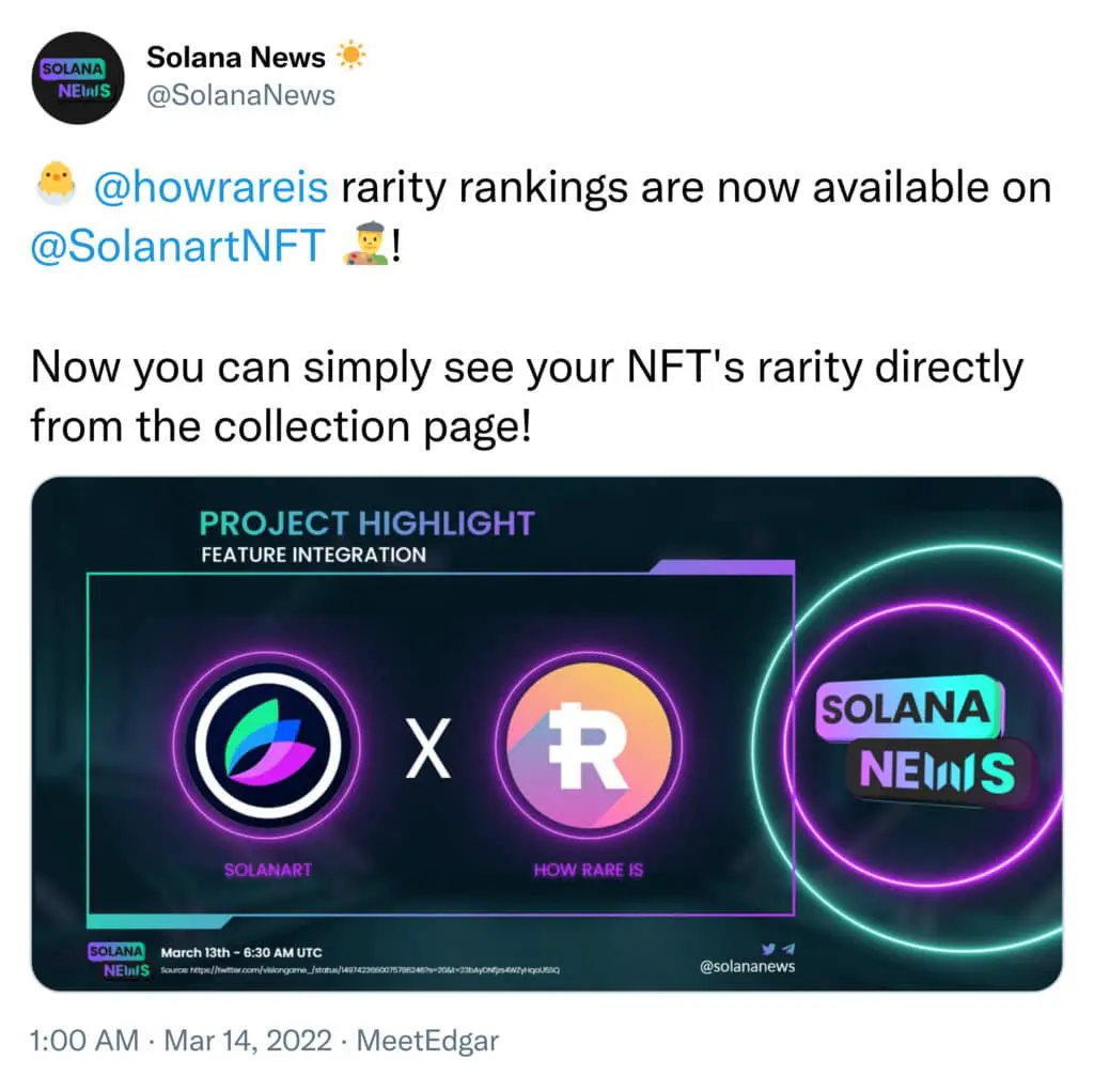 Provide a link to download the rarity tool for Solana NFTs.